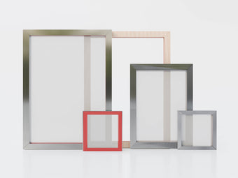 Screen printing frames