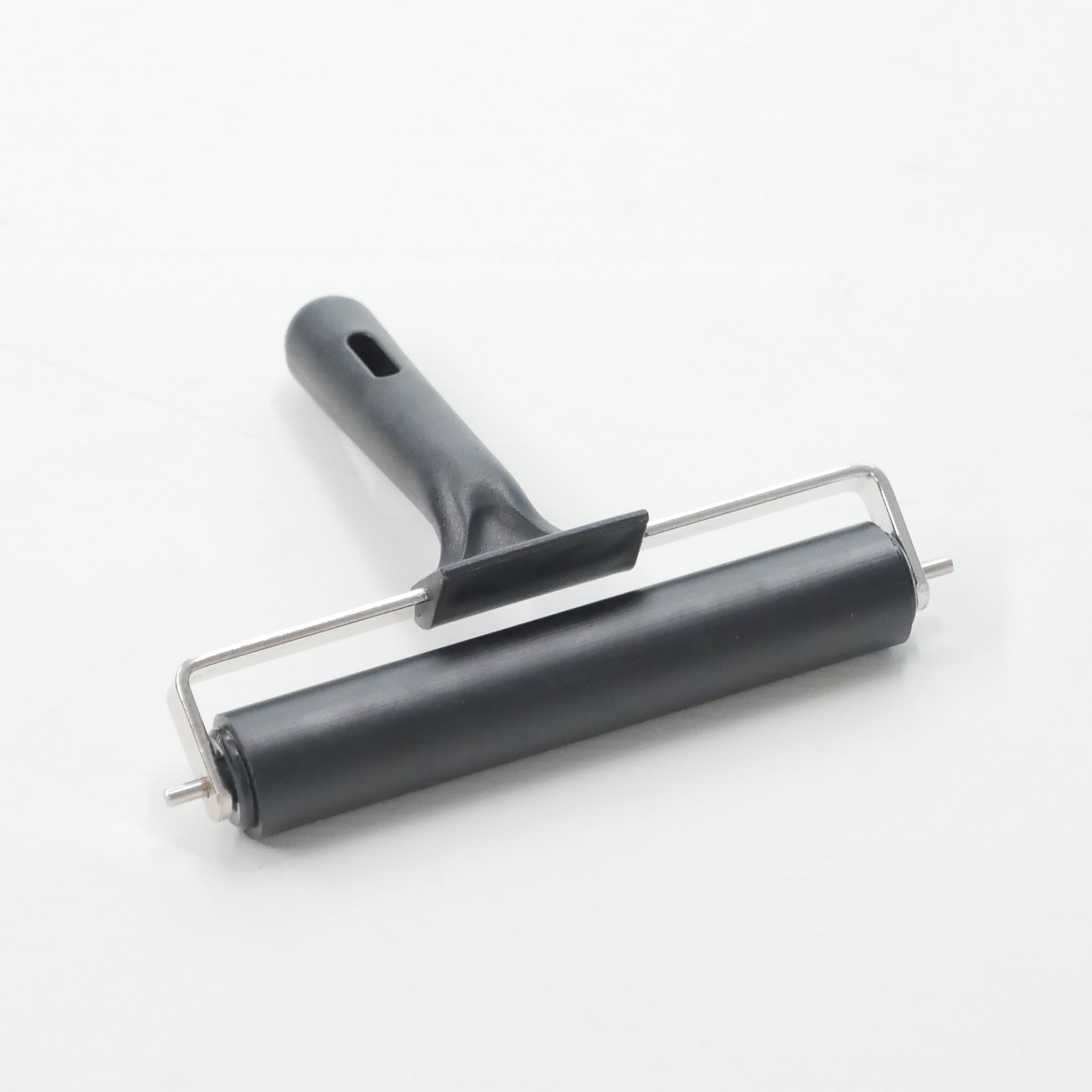 Linoldruck Gummiwalze schwarz 15cm Perspektive