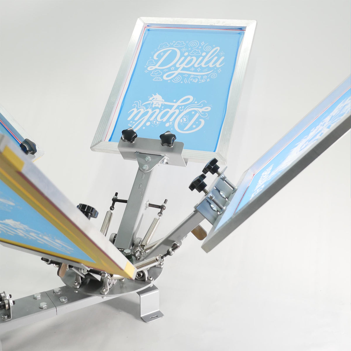 Direct One Color Screenprint 4-Color Screen Printing Press Kit – Complete Starter Set A3+ – Dipilu.com