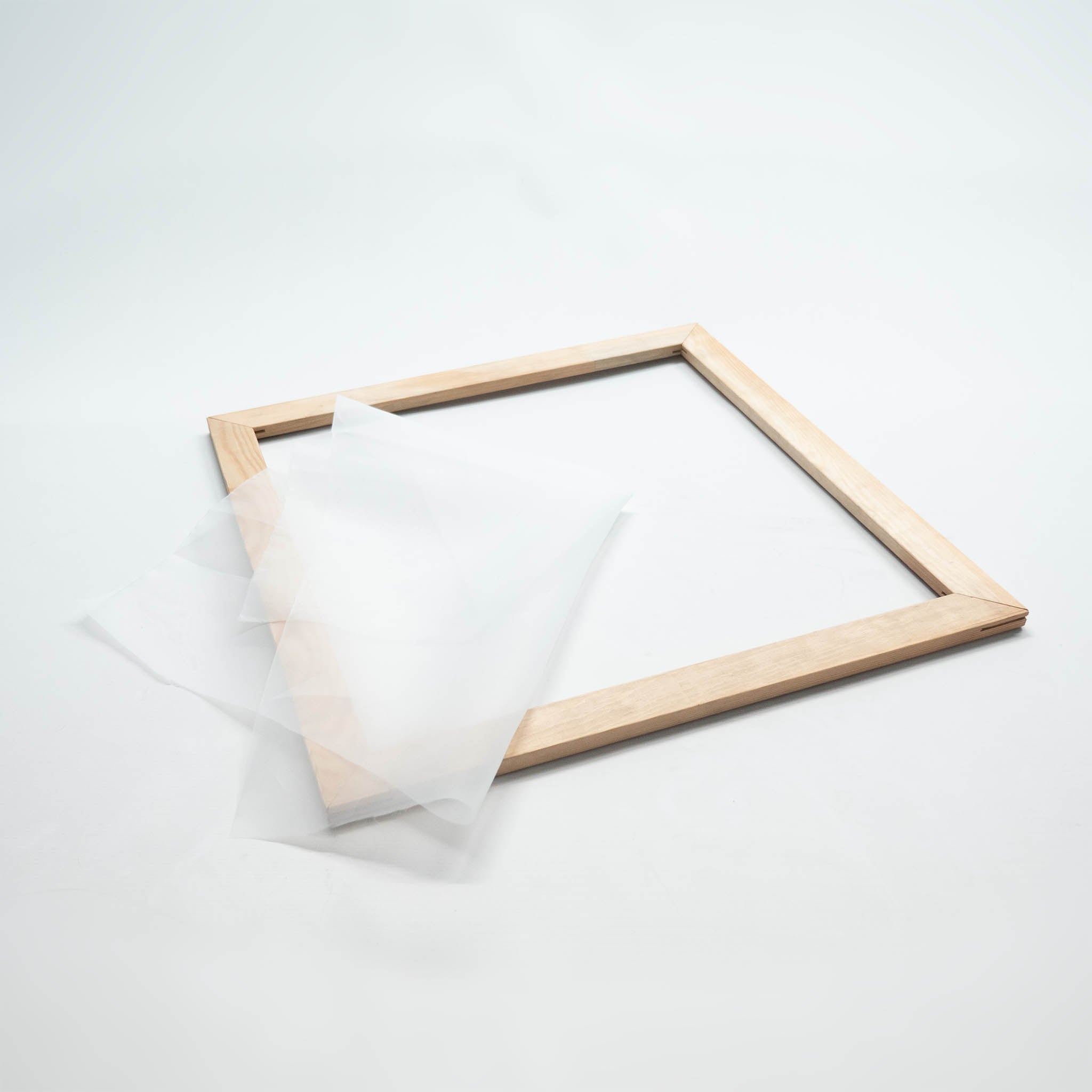 Großer A2 Siebdruckrahmen aus Holz zum selber bespannen mit Siebdruckgewebe