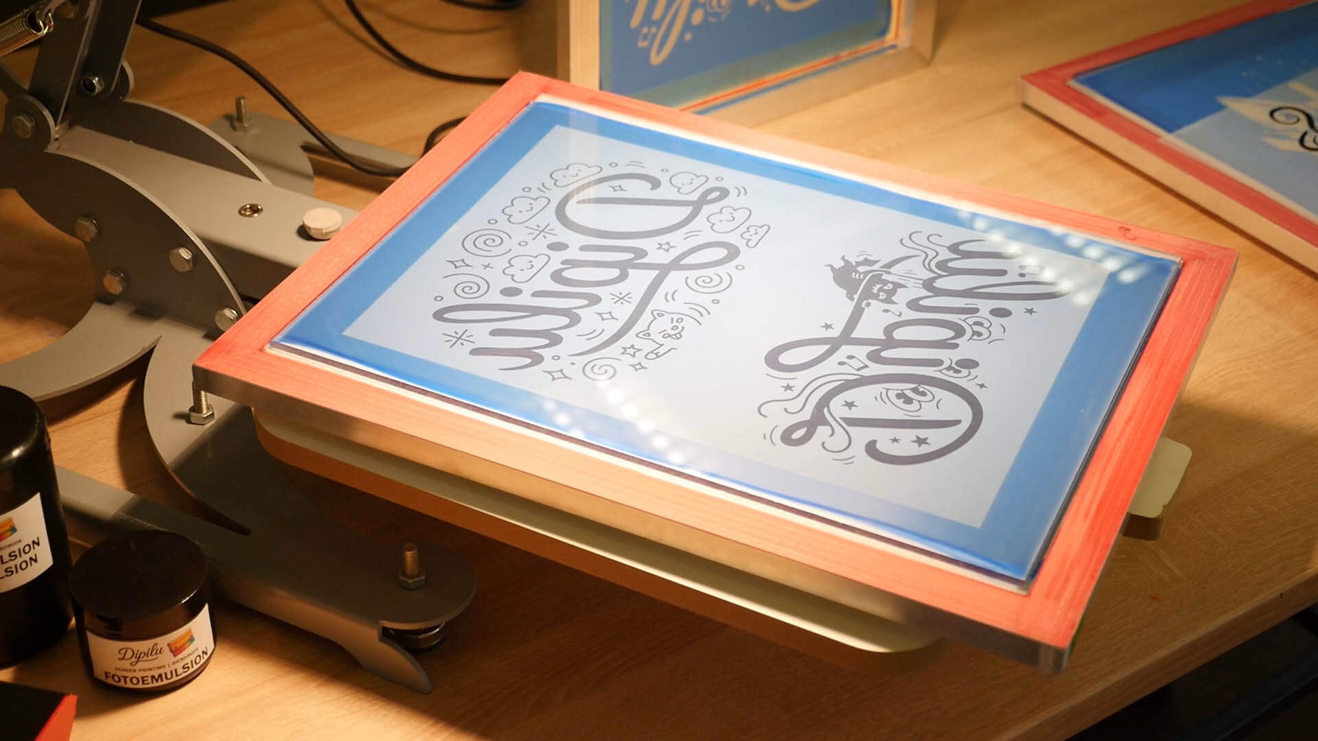 tutorial di serigrafia fai-da-te esposizione dello schermo 5 4
