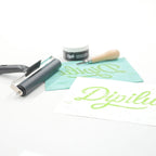 Set de démarrage Linogravure Linolschnitt Dipilu avec rouleau et outils