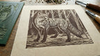 Linoldruck Fuchs