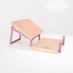 Linoldruckpresse Dipilu Bulky Press rosa im geöffneten Zustand