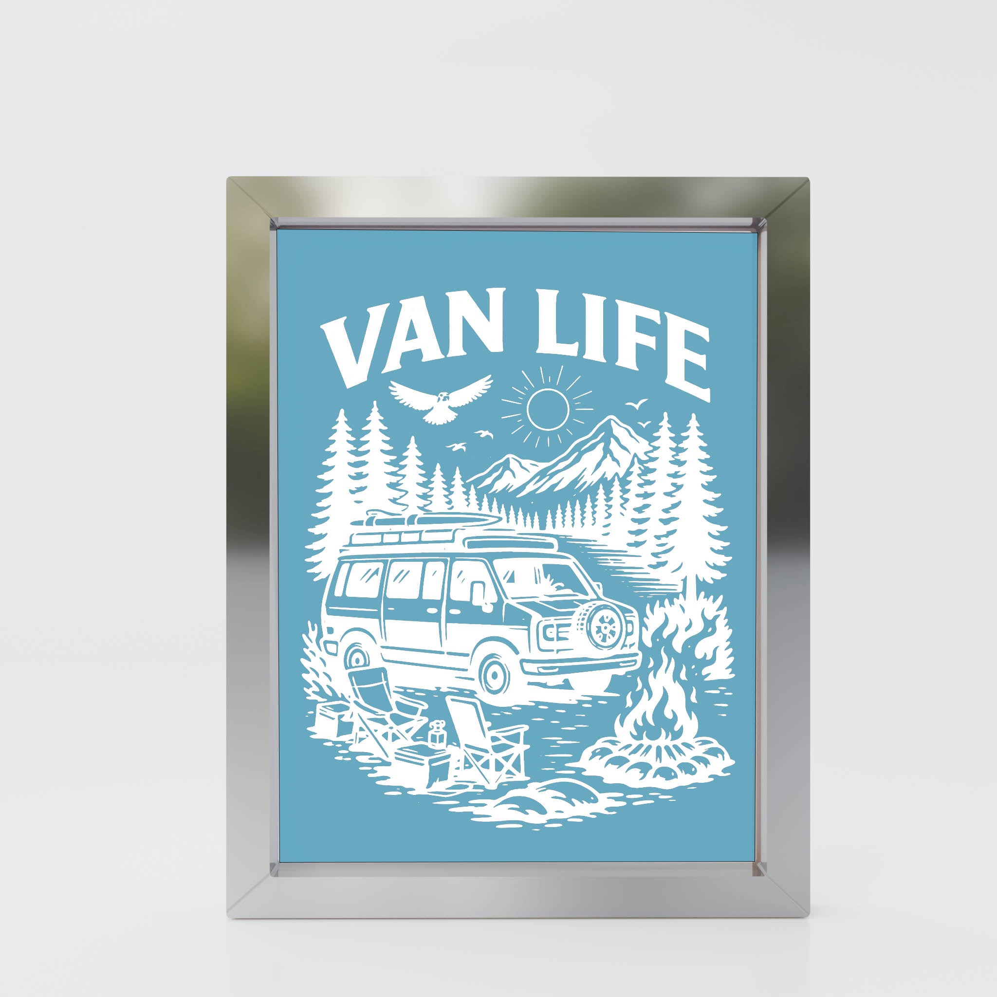 A3 okvir za sitotisk z osvetlitvijo