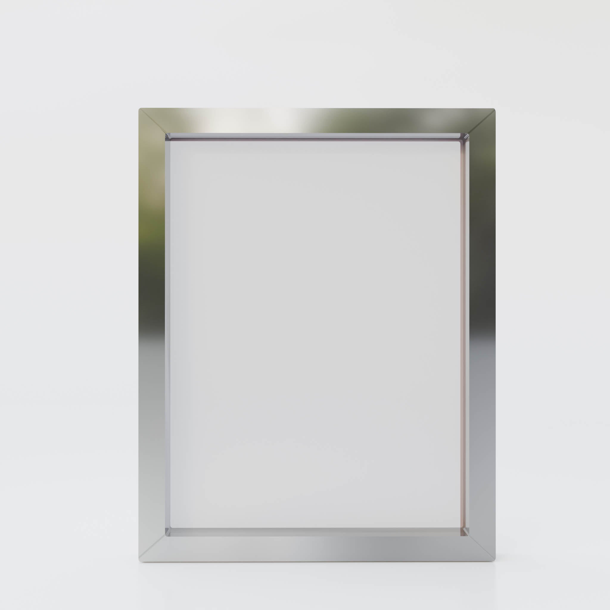 Rückseite eines Siebdruckrahmens für Drucke bis zur Größe A3