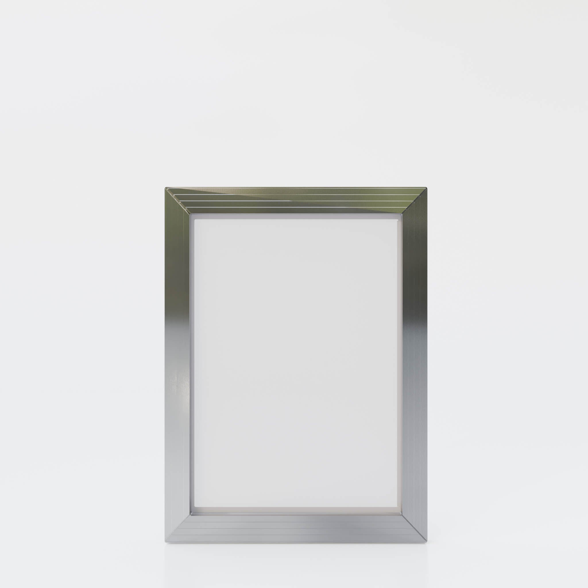 Siebdruckrahmen mit Siebgewebe A4 Rakelseite