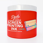 Screen printing ink FLUO red for textile printing