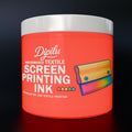 Screen printing ink FLUO red for textile printing