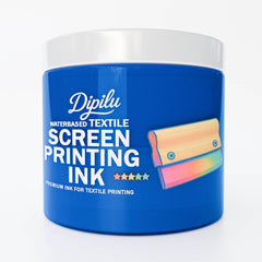 Blue screen printing ink for textile printing
