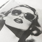 Screen printed T-Shirt with the DIY A4 screen printing kit