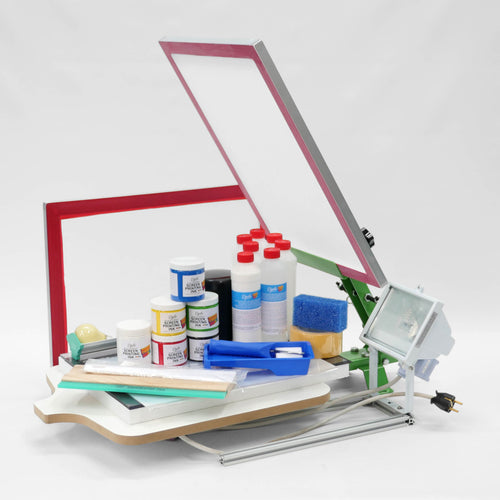Siebdruck Set Max mit Belichter und Siebdruckzubehör