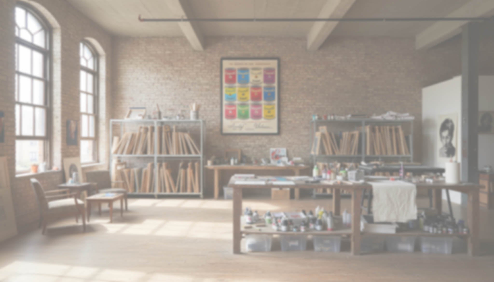 Loft Studio in einem Siebdruck Atelier