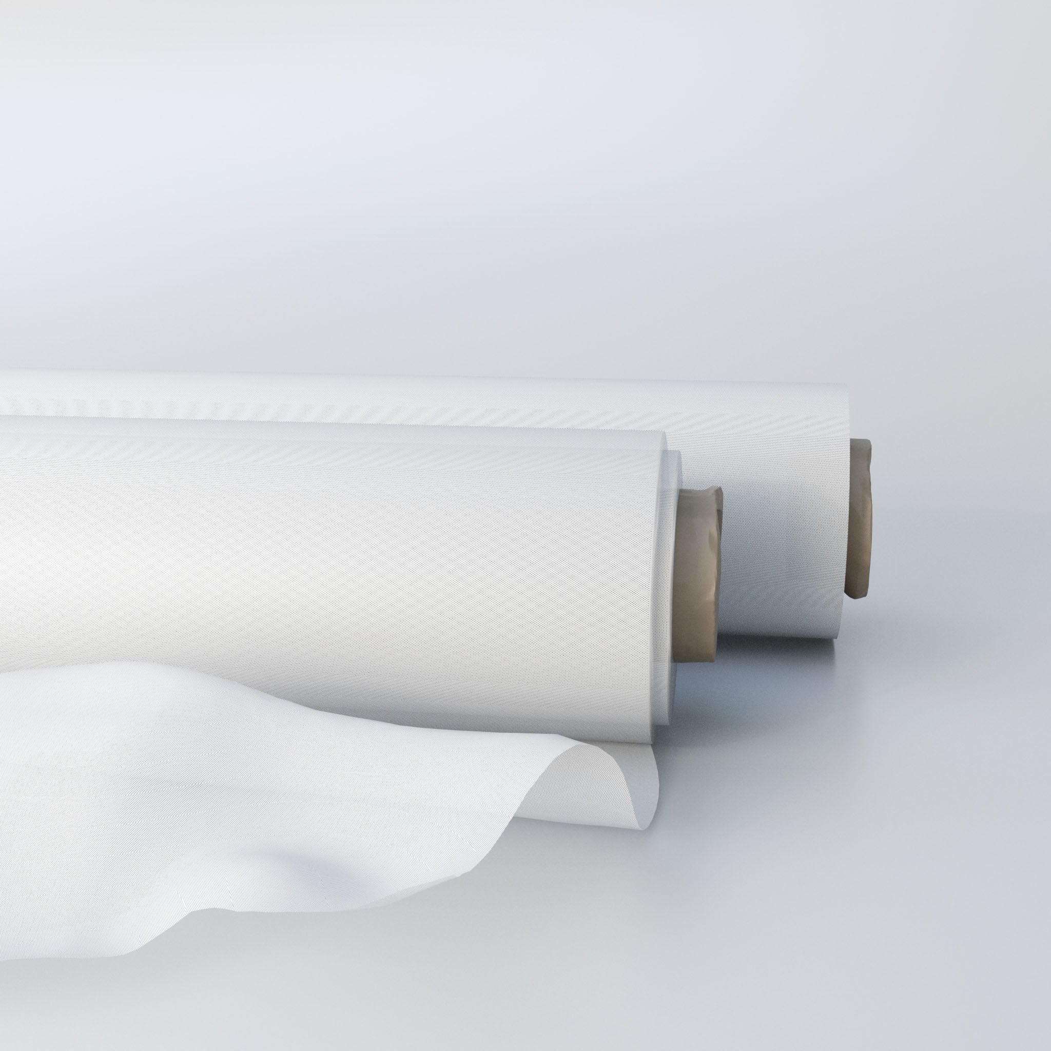 Siebdruckgewebe / Siebgewebe weiß 43T zur Herstellung von Siebdruckschablonen