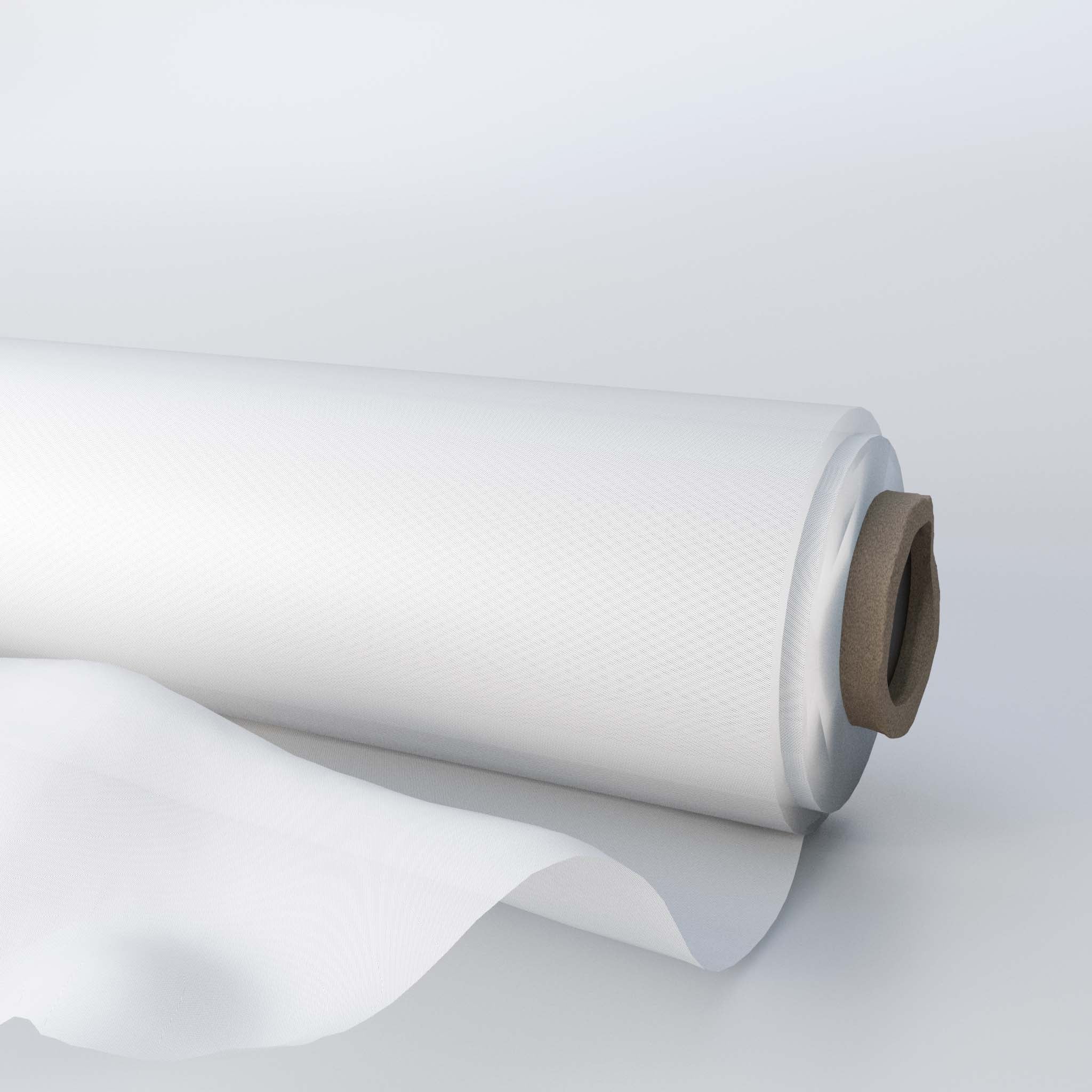 Eine Rolle mit polyester Siebdruckgewebe in der Maschenweite 77T