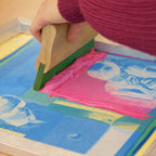 Racla per Serigrafia in legno 33cm 75 Shore