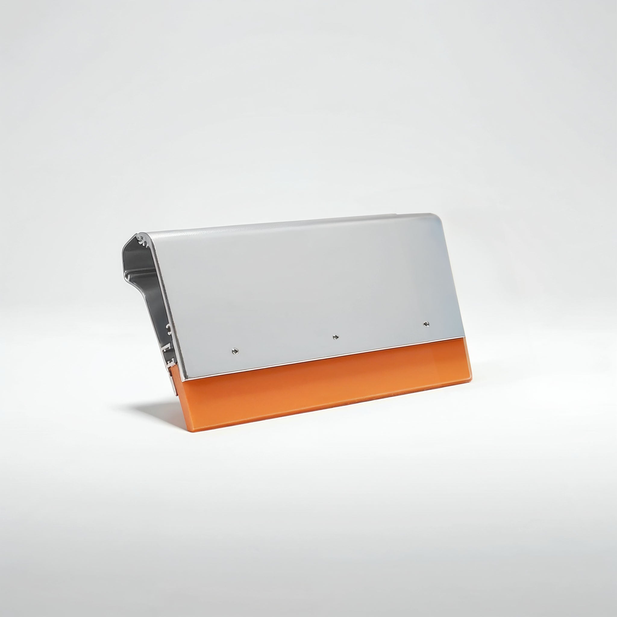 Siebdruckrakel aus Aluminium mit austauschbarem  Gummi in der Härte 75 shore. 26cm lang