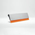 Siebdruckrakel aus Aluminium mit austauschbarem  Gummi in der Härte 75 shore. 43cm lang