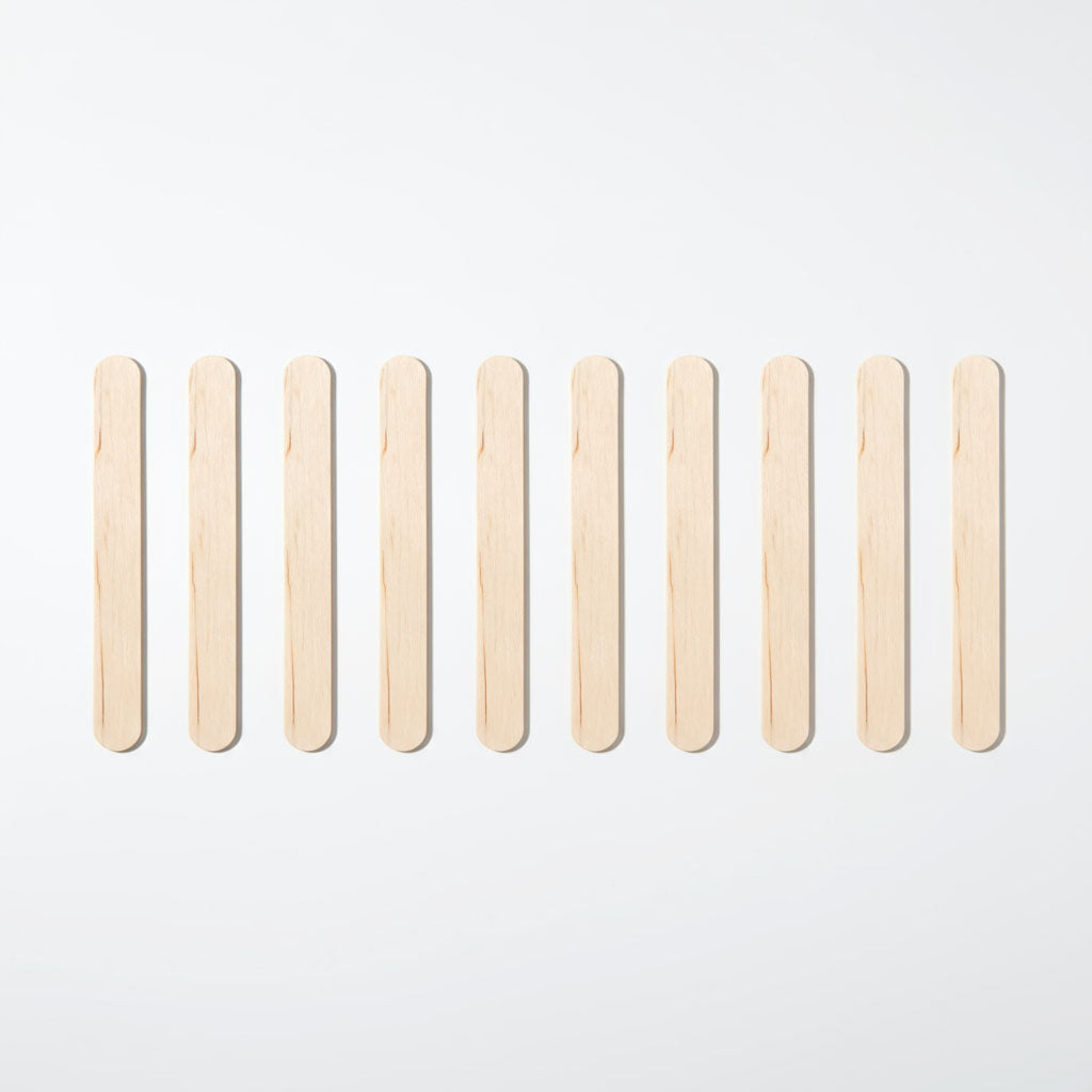 10 Holzspatel zum Verrühren von Siebruckfarben und Fotoemulsionen